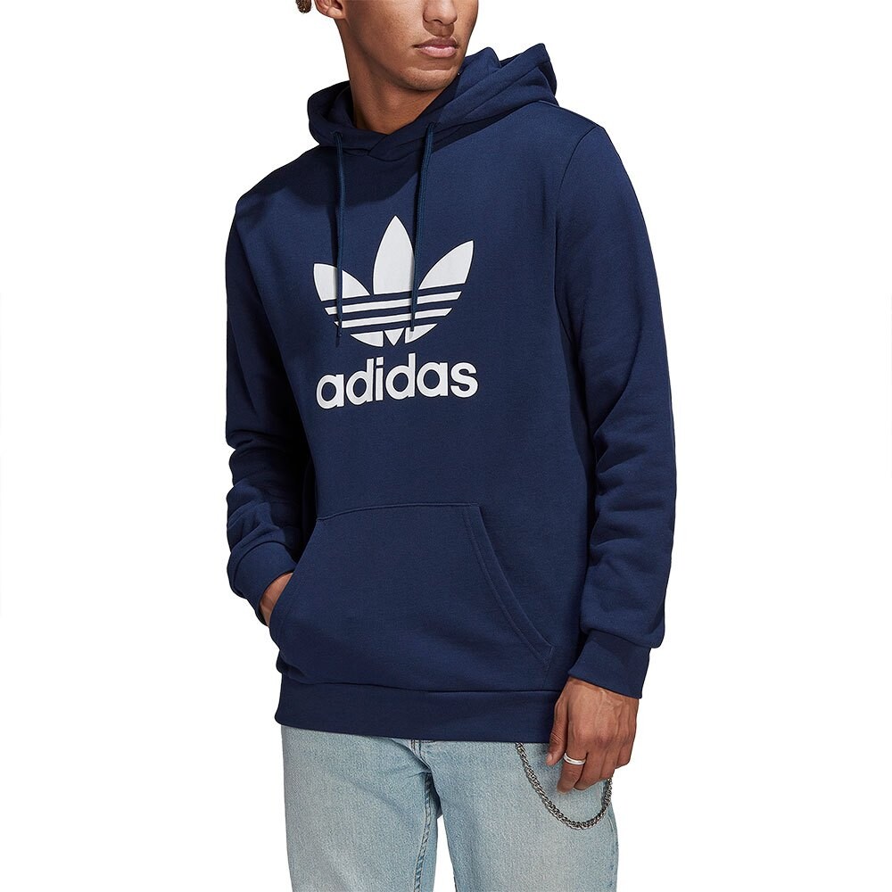 Худи adidas Originals Adicolor Classics Trefoil, синий adidas originals adicolor classics trefoil boxy