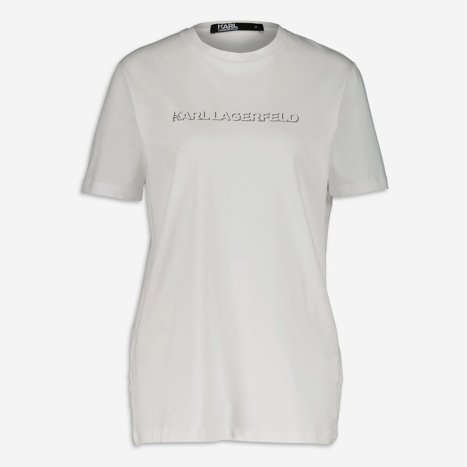 

Белая футболка с логотипом Karl Lagerfeld