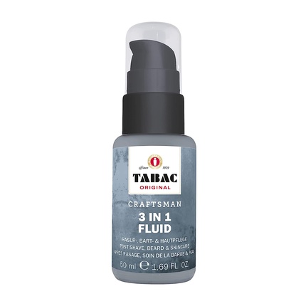 цена Tabac Craftsman 3in1 Fluid успокаивает кожу после бритья и питает кожу и бороду 50 мл Tabac Original