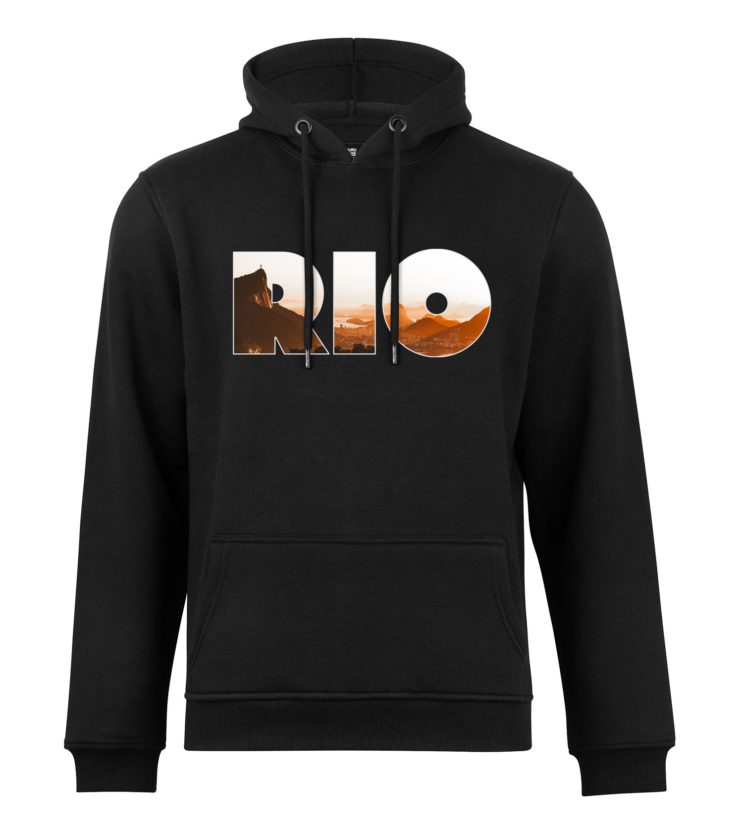 

Толстовка Cotton Prime Skyline Hoodie Rio de Janeiro Weltenbummler Kollektion, черный