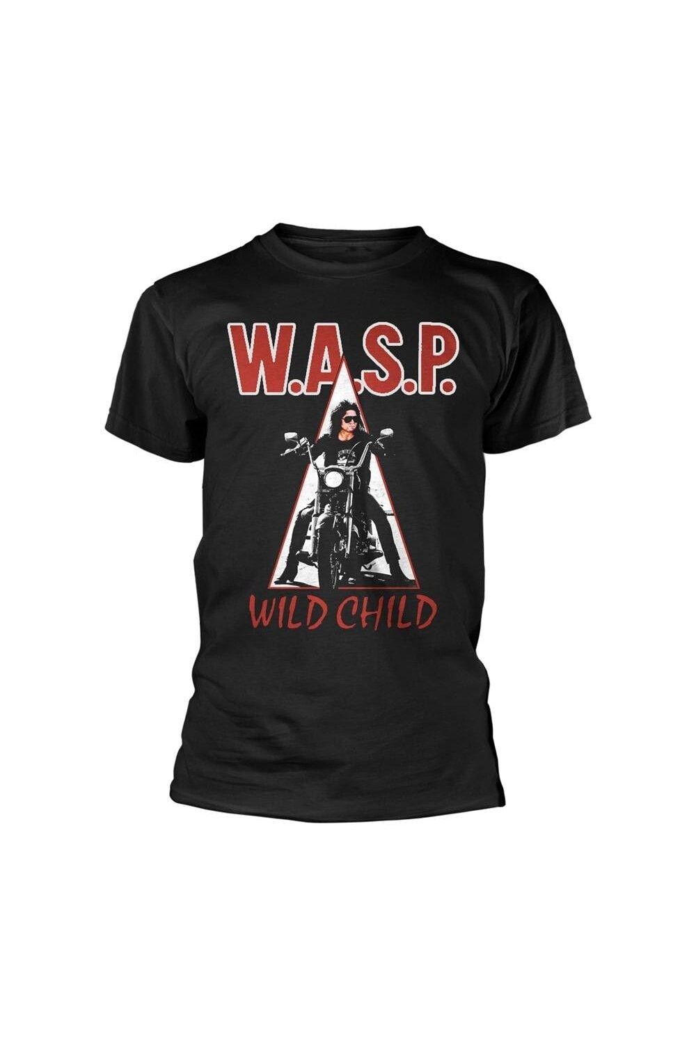 

Футболка «Дикий ребенок» W.A.S.P, черный
