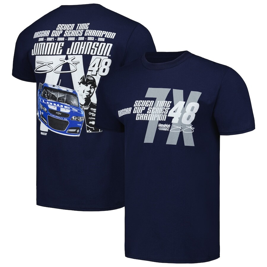

Футболка с коротким рукавом Hendrick Motorsports Team Collection Jimmie Johnson, нави