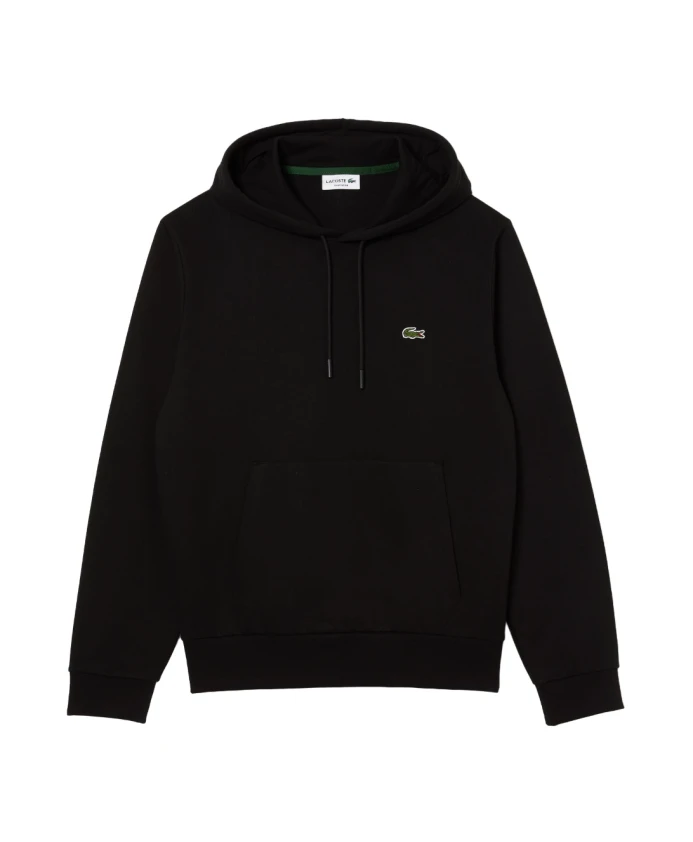 

Толстовка из крокодиловой кожи aw24 Lacoste, черный