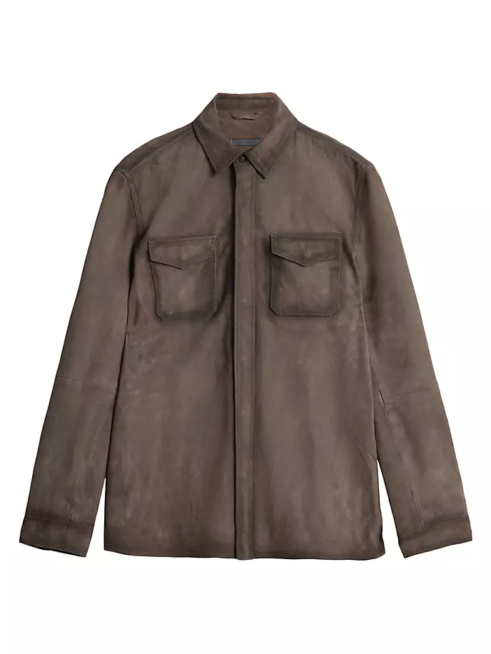 

Куртка-рубашка Izzy John Varvatos, цвет earth brown