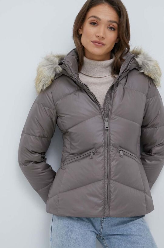 

Пуховик Calvin Klein, фиолетовый