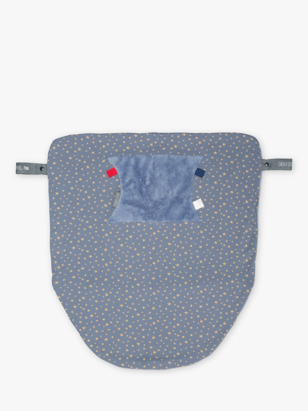 

Детское дорожное одеяло Cheeky Chompers Midnight Stars, синее