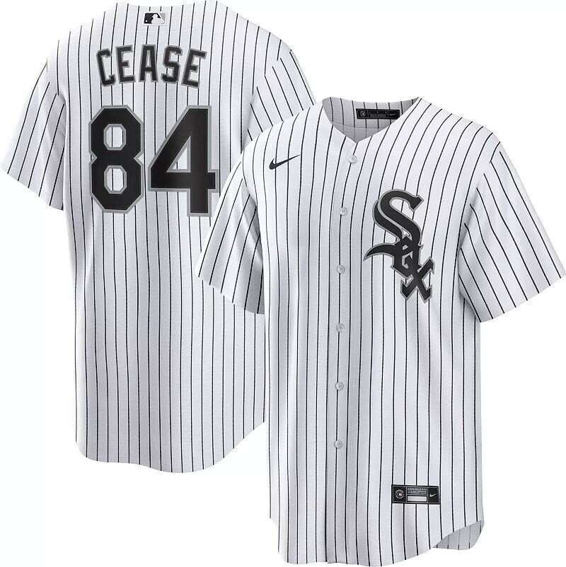 

Мужское джерси Nike Chicago White Sox Dylan Cease #84 White Home Cool Base