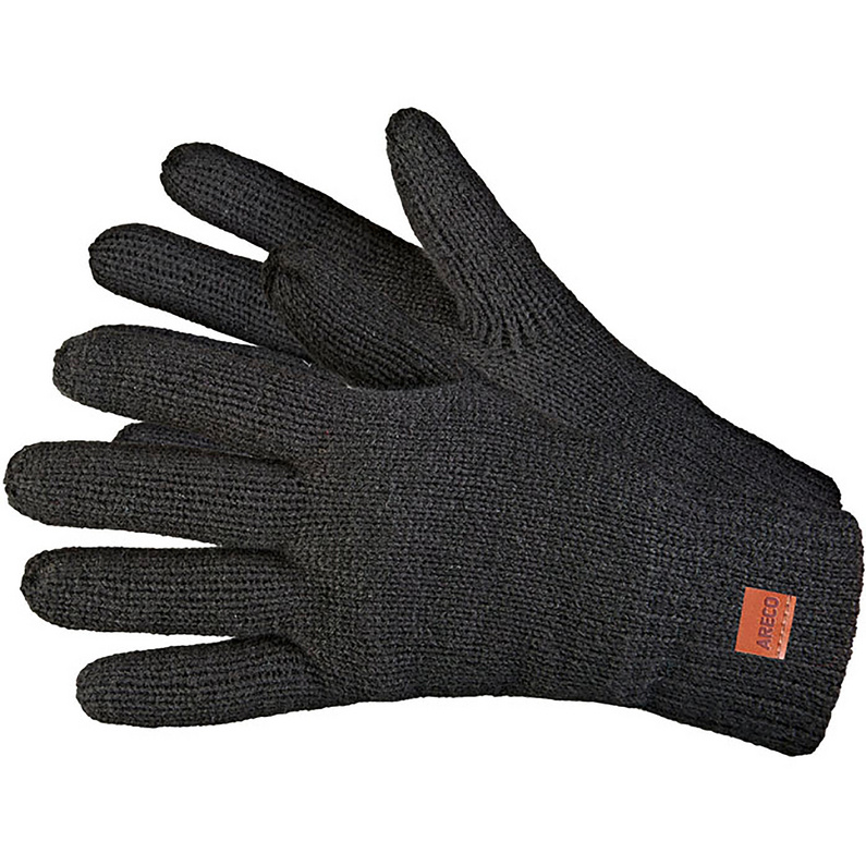 Базовые перчатки Areco, черный трикотажные перчатки esprit фиолетовый