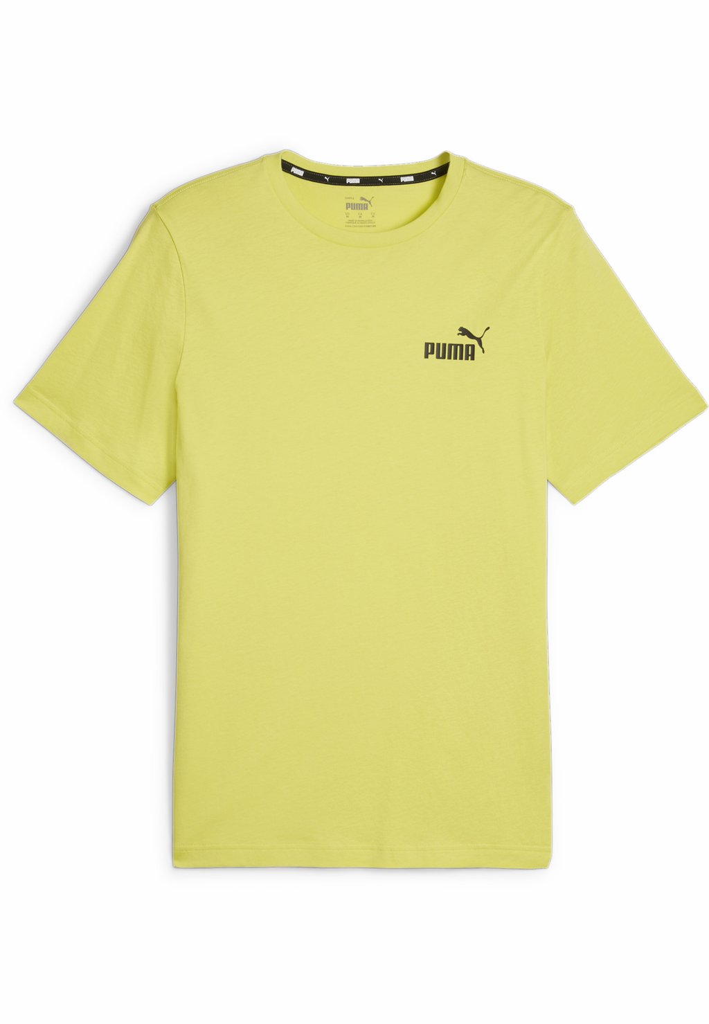 базовая футболка Essentials Small Logo Puma, цвет lime sheen