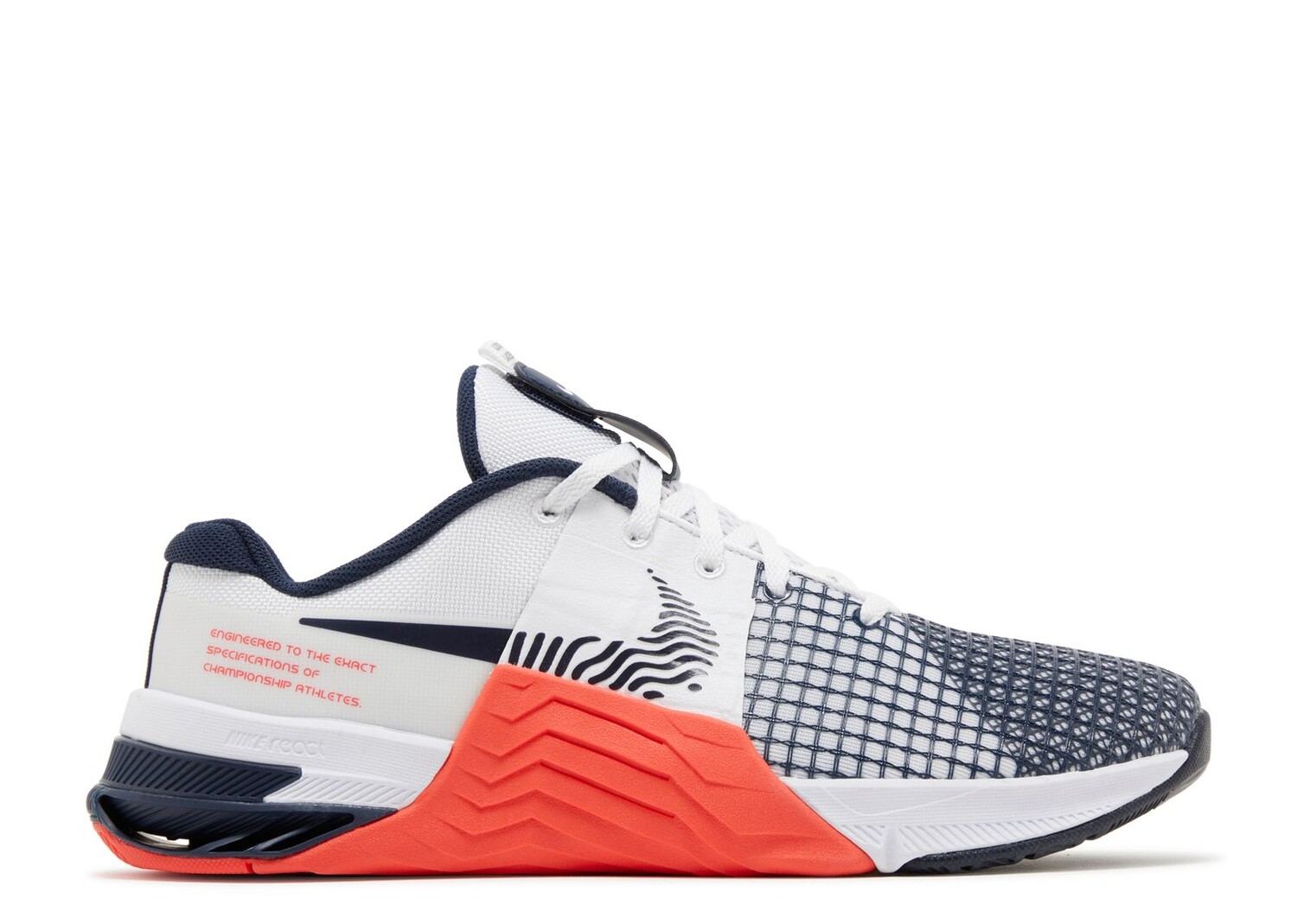 

Кроссовки Nike Metcon 8 'White Crimson Obsidian', белый, Белый;серый