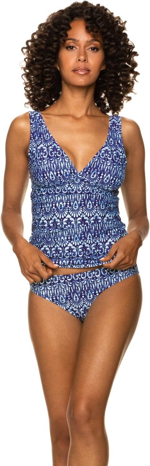 

Луна Танкини Helen Jon, цвет Island Batik Navy Multi