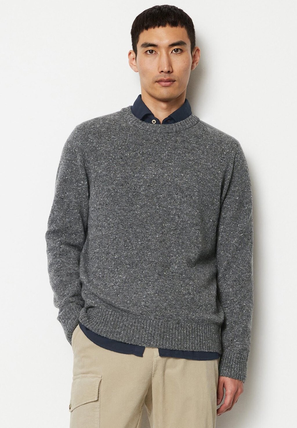 

Вязаный свитер Marc O'Polo, цвет graphite grey melange