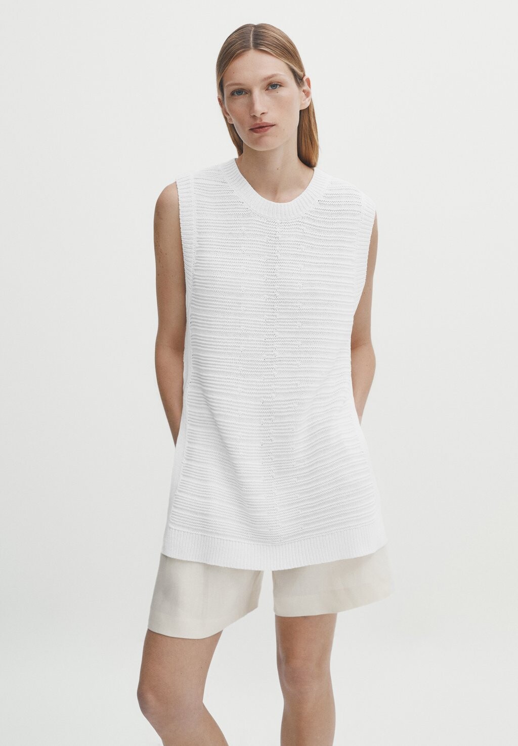 

Топ Massimo Dutti, белый