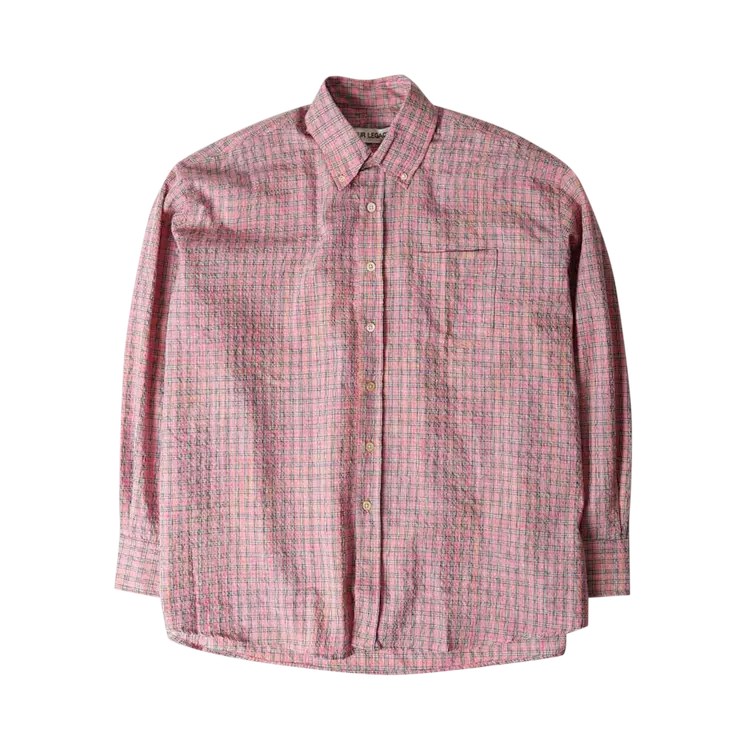 

Рубашка Our Legacy Borrowed BD 'Pink Kumble Check', розовый