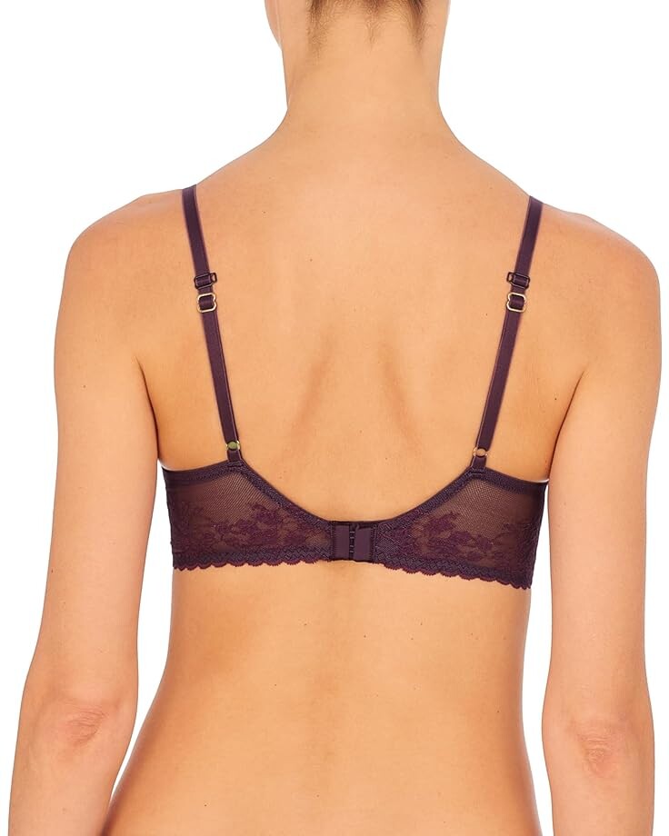 

Бюстгальтер Natori Cherry Blossom Convertible Contour Underwire Bra, цвет Deep Plum