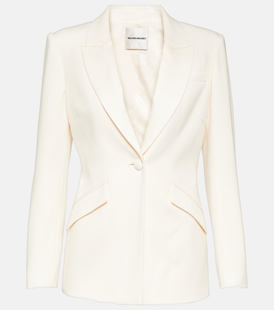 Однобортный пиджак Roland Mouret, белый стул roland bnc 11 белый