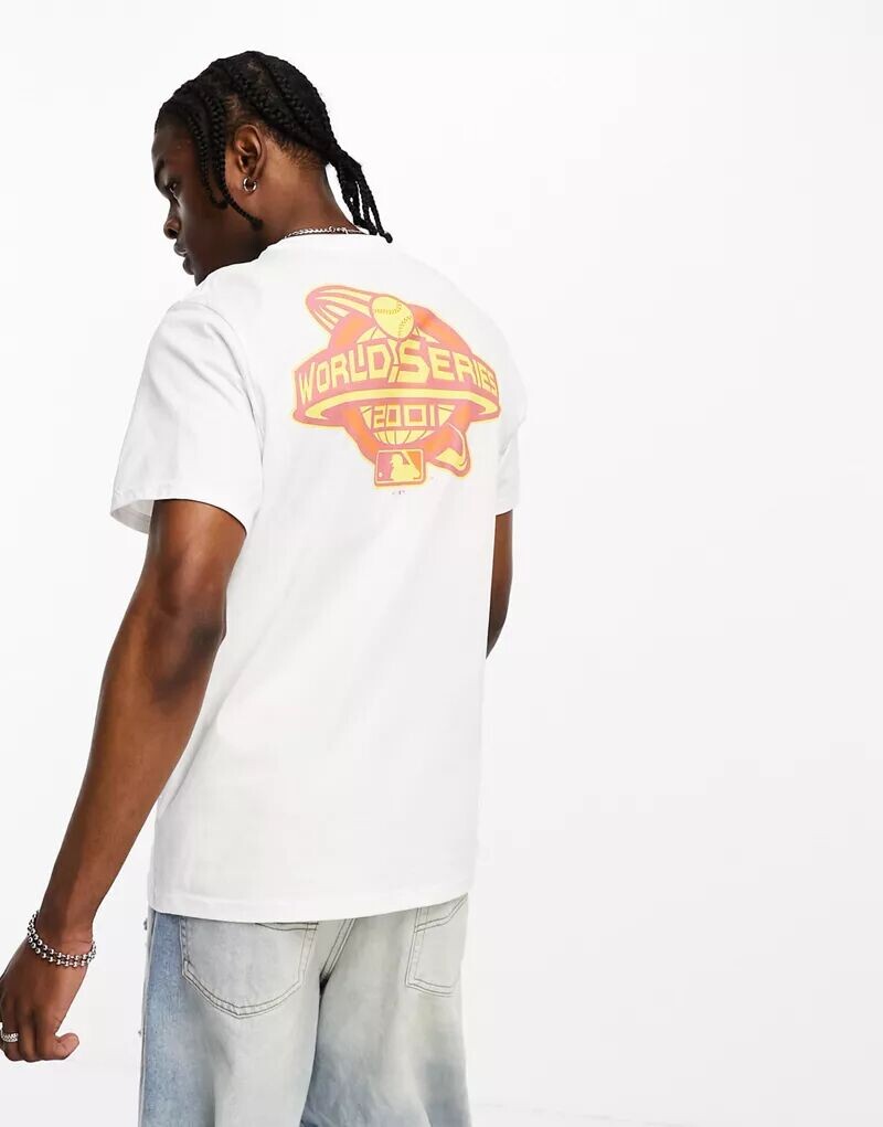 

Белая футболка с принтом на груди и спине 47 Brand Arizona Diamondbacks