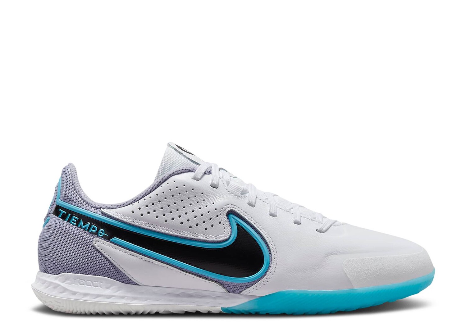 

Кроссовки Nike React Tiempo Legend 9 Pro Ic 'White Baltic Blue', белый, Белый;серый