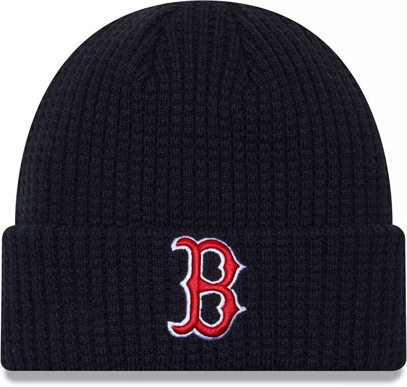 

Мужская темно-синяя вязаная шляпа New Era Boston Red Sox Prime