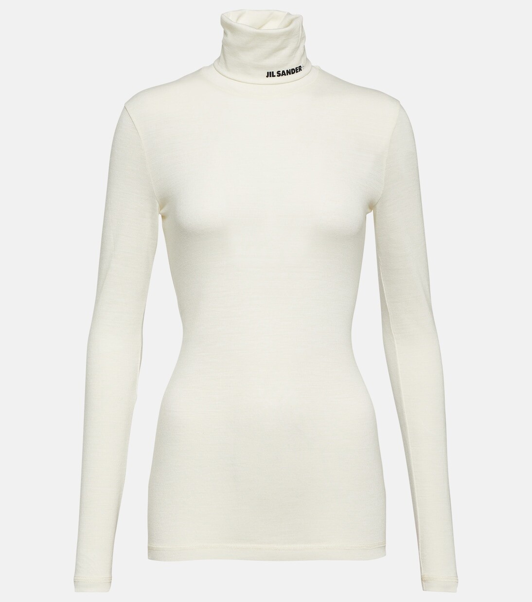 

Водолазка с логотипом Jil Sander, белый