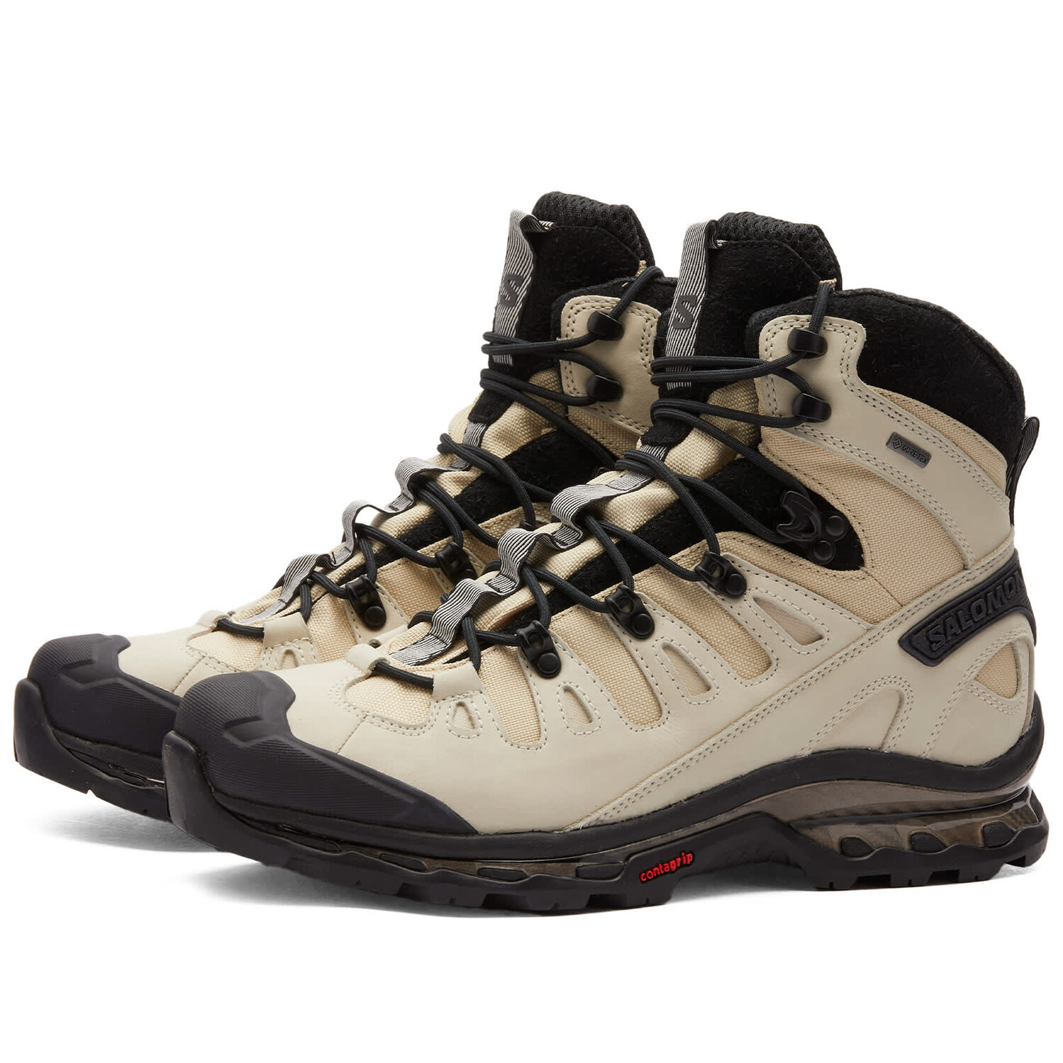 Ботинки Salomon Quest Gtx Advanced, цвет Bleached Sand & Black & Vanilla Ice