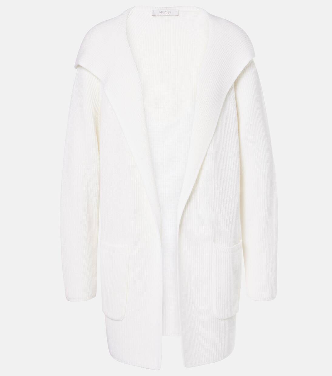 

Шерстяной кардиган Finezza с поясом Max Mara, цвет bianco