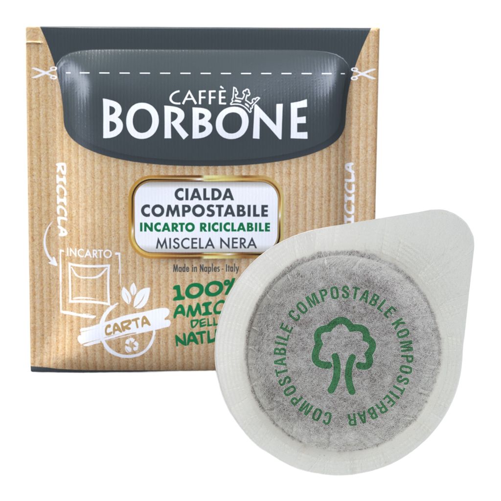 

100 подушечек ESE 44 мм Caffè Borbone ЧЕРНЫЙ Blend Caffè Borbone Caffé Borbone