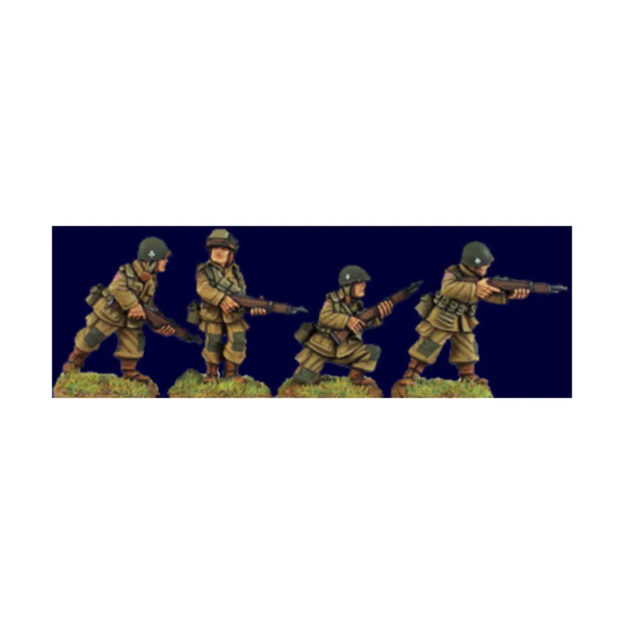 

Воздушно-десантные стрелки США II, WWII Miniatures - US Forces (28mm) (Artizan Designs)