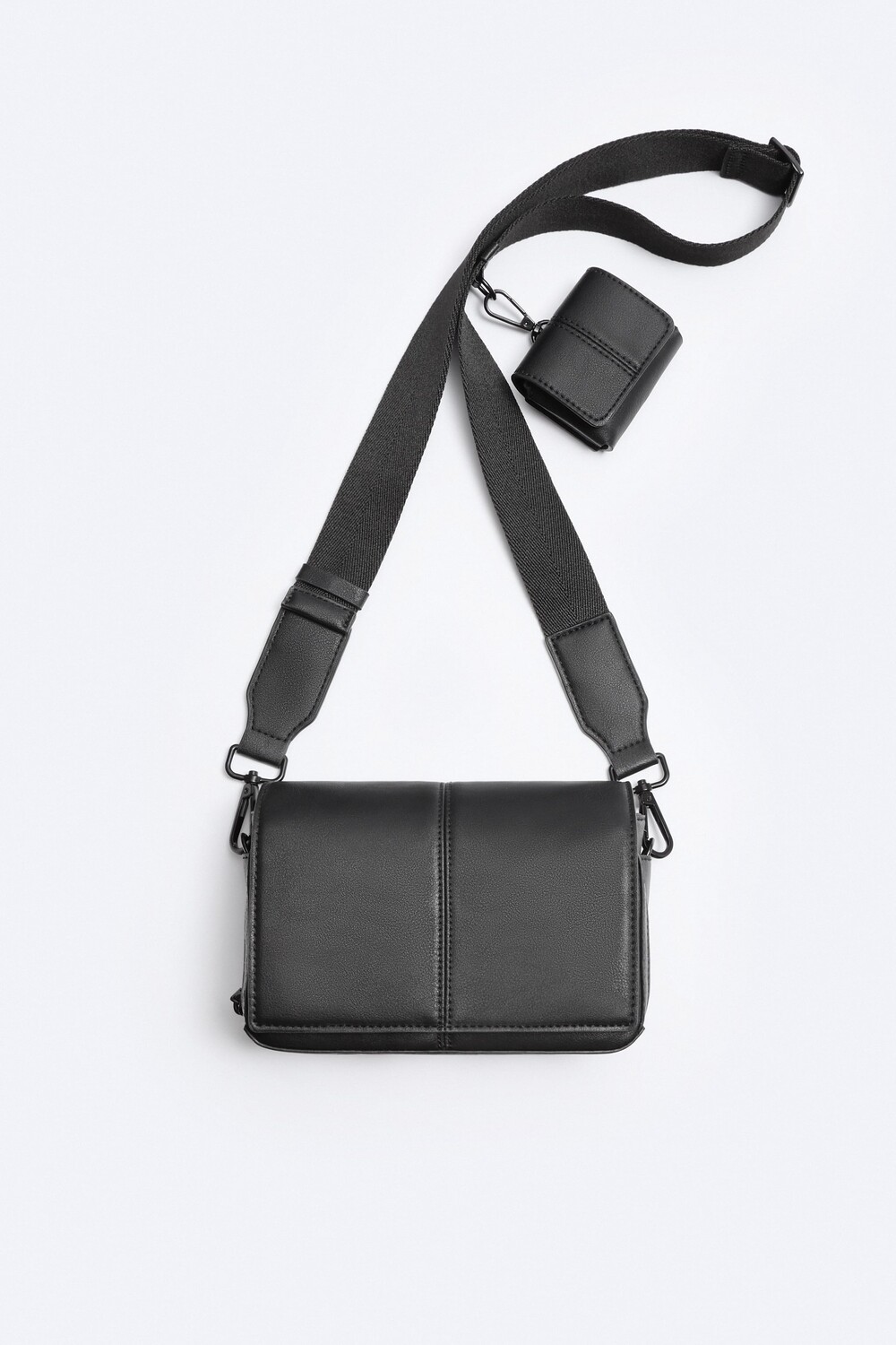 

Сумка через плечо с сумочкой Zara, черный