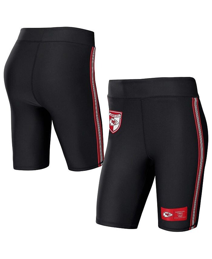 

Женские черные байкерские шорты Kansas City Chiefs WEAR by Erin Andrews, черный