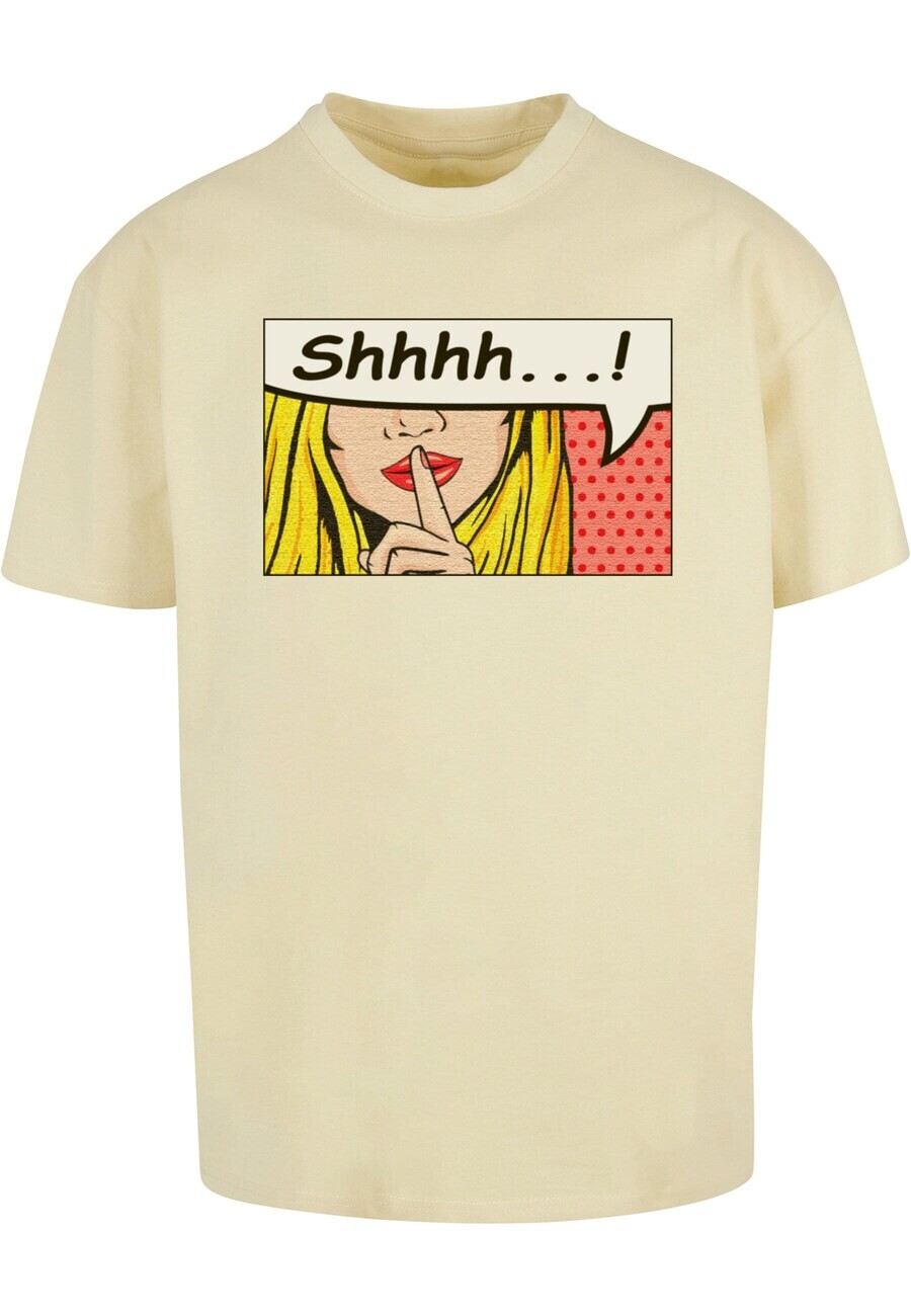 

Футболка Merchcode SILENT SIGN COMIC, цвет Yellow/Light Yellow