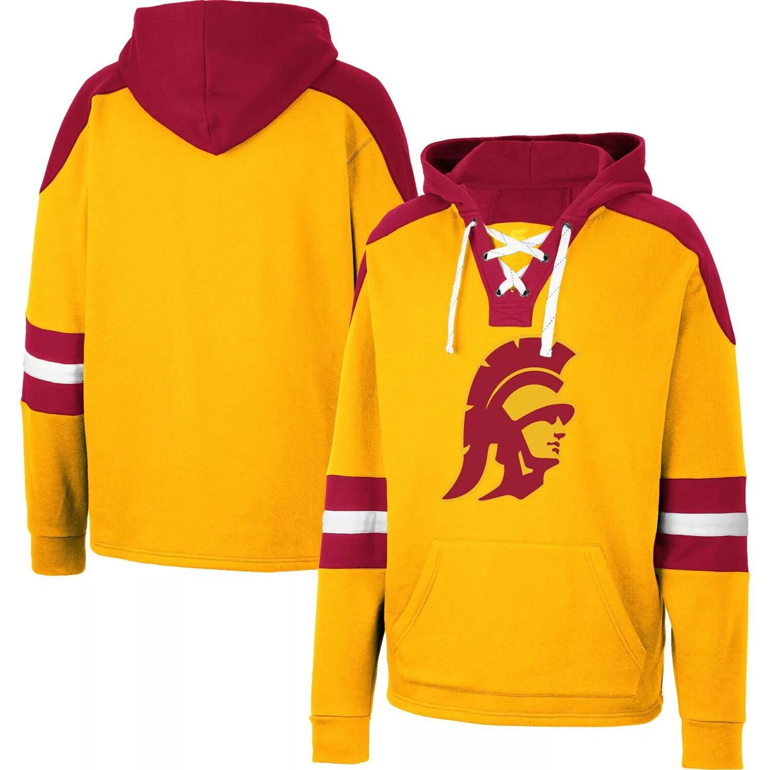 

Мужской пуловер с капюшоном Colosseum Gold USC Trojans на шнуровке 4.0