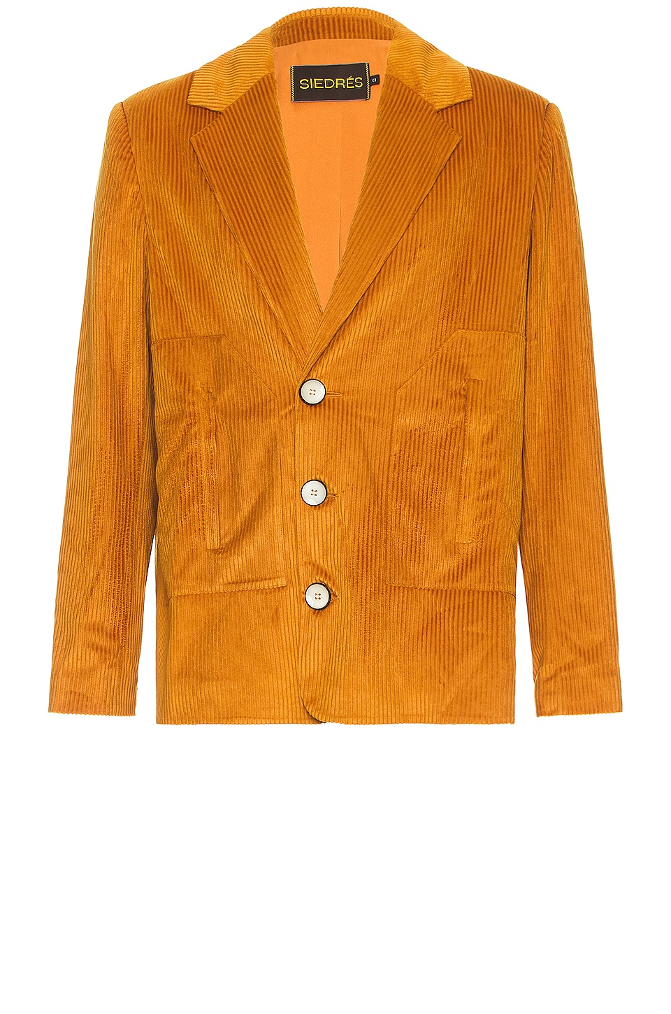Пиджак SIEDRES Corduroy Suit, цвет Mustard