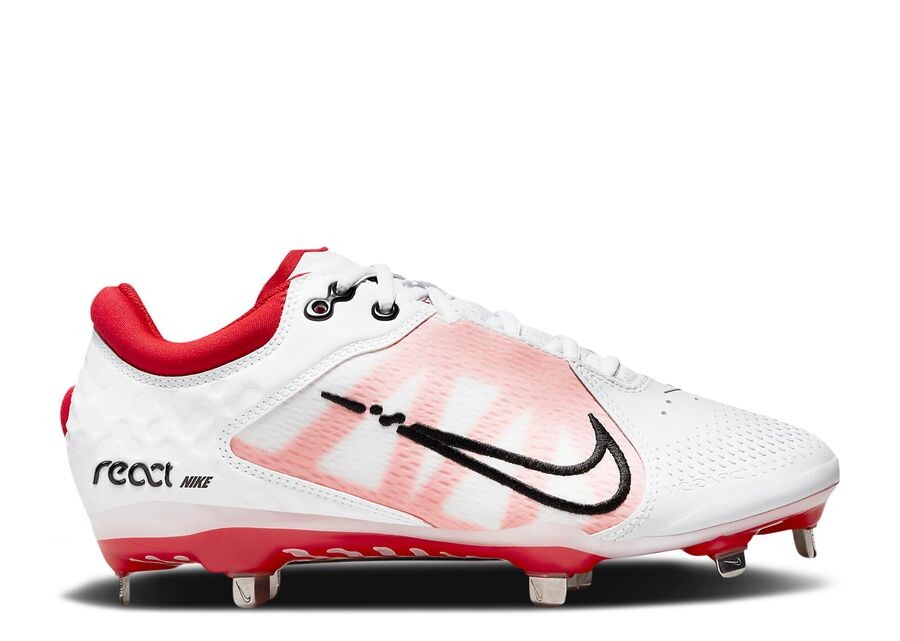 

Кроссовки Nike Wmns Hyperdiamond 4 Elite, цвет White University Red