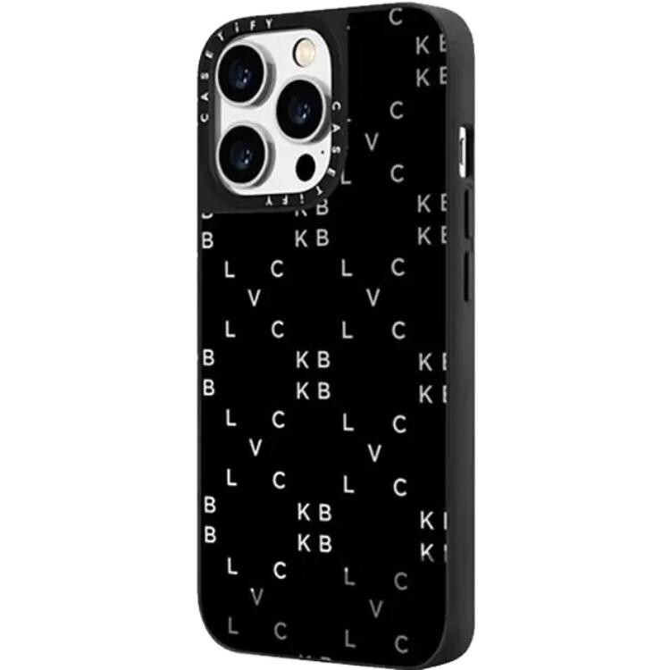 

CASETIFY Чехол для телефона, Silver Mirror Black Frame (MagSafe)