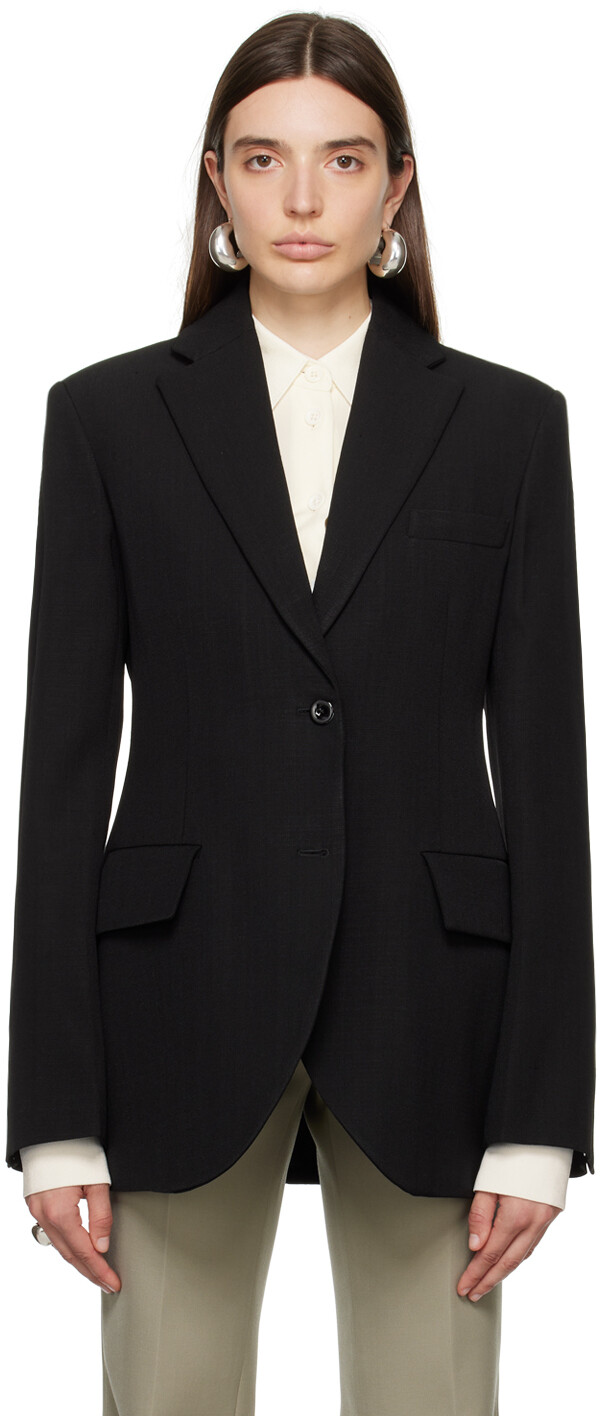 

Черный строгий пиджак Jil Sander