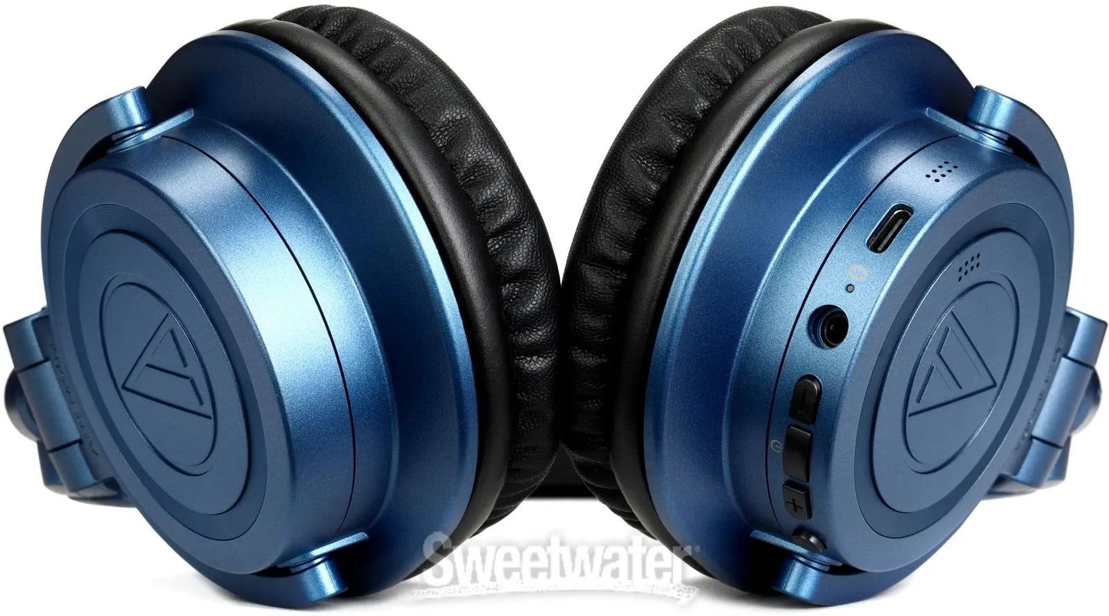 Audio-Technica ATH-M50xBT2DS Bluetooth-наушники закрытого типа — Deep Sea  Blue, ограниченная серия – купить из-за границы через сервис «CDEK.Shopping»