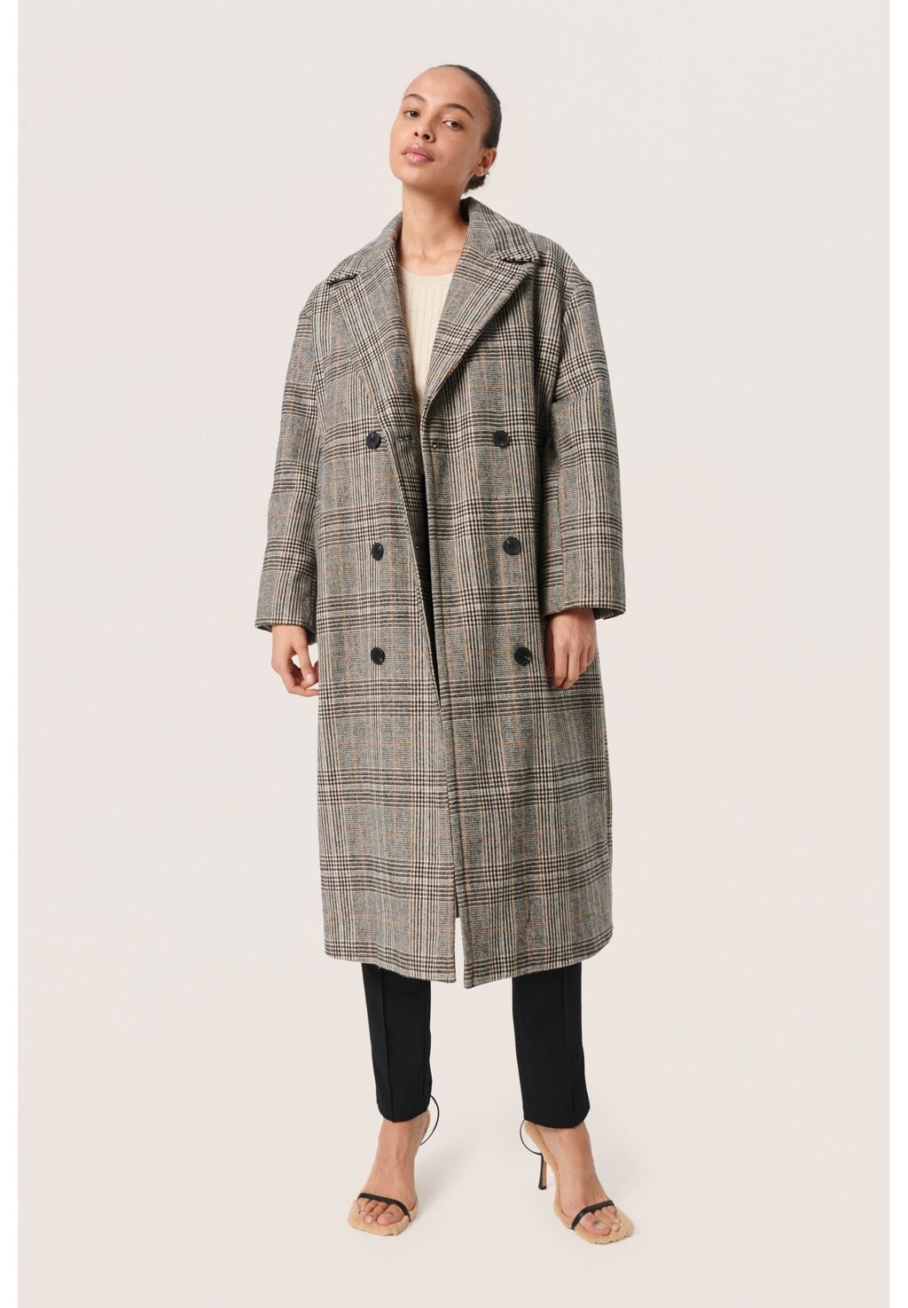

Классическое пальто SLCHICKA CHECKED Soaked in Luxury, классическая клетка
