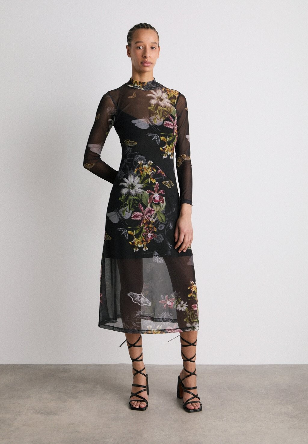 

Летнее платье HANNA SANIBEL AllSaints, черный