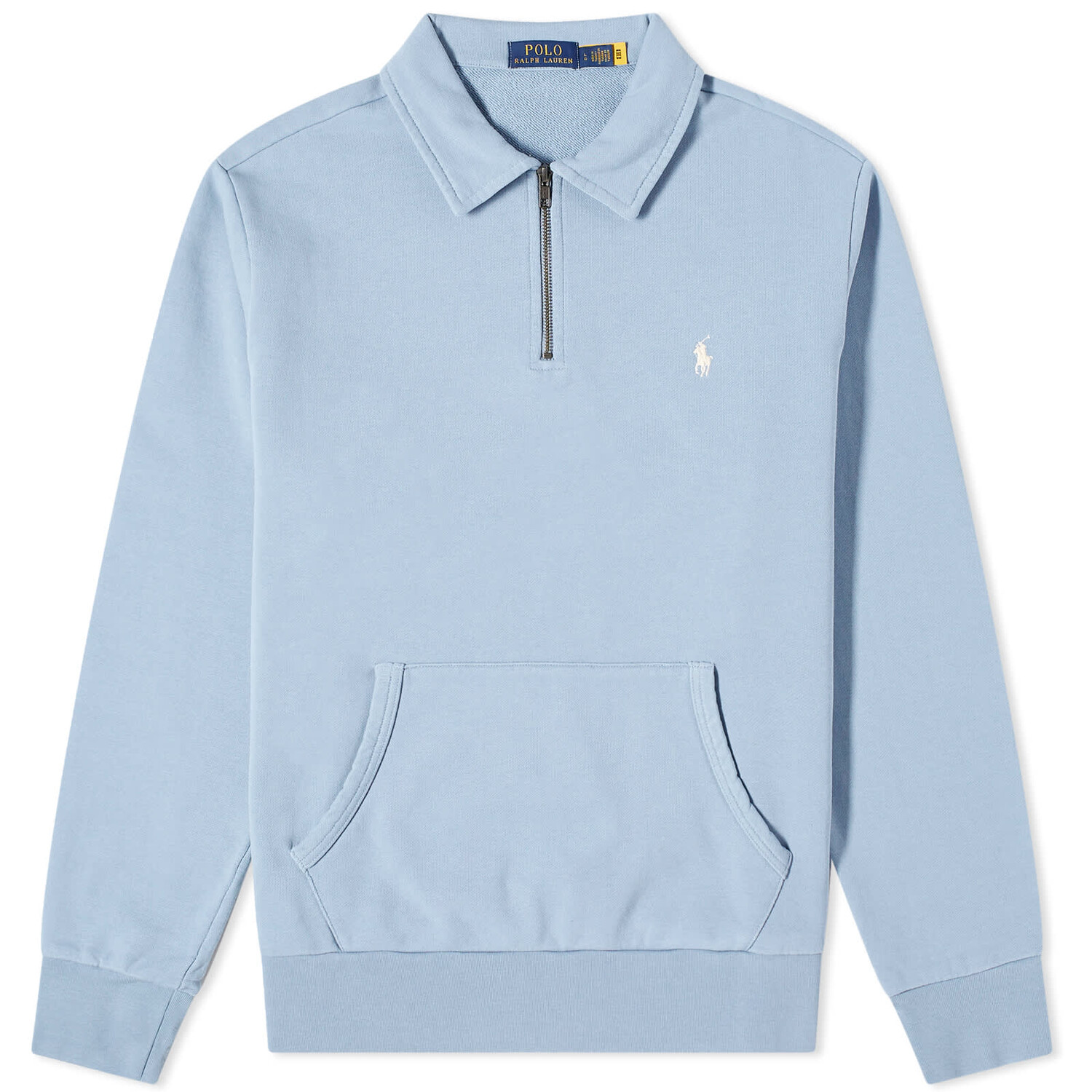 

Свитер Polo Ralph Lauren Loopback Half Zip, цвет Channel Blue