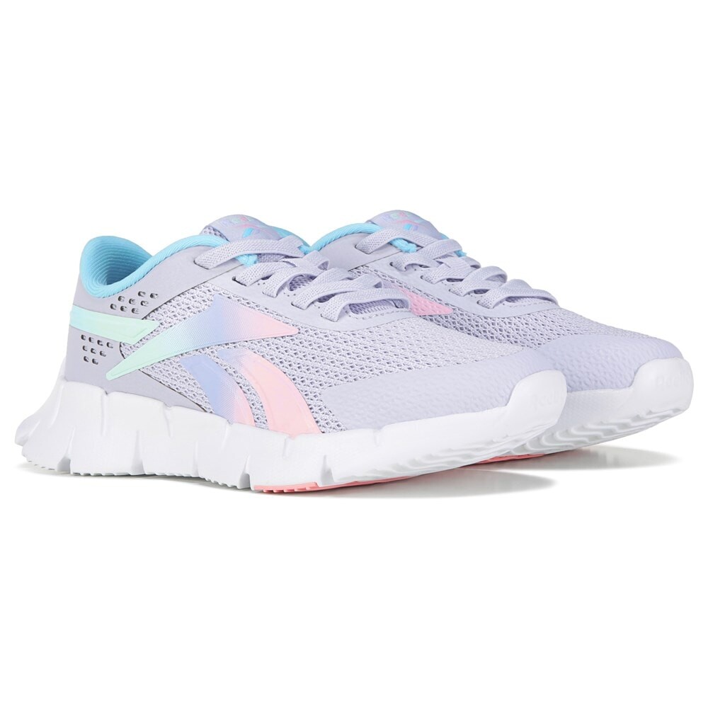

Детские кроссовки Zig Dynamica 2.0 с ремешком Little Kid Reebok, фиолетовый