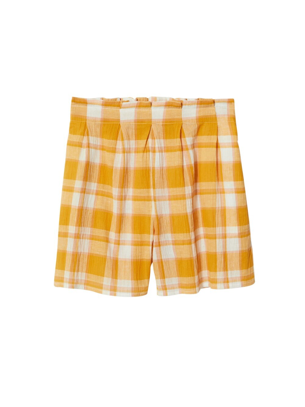 

Обычные брюки со складками спереди MANGO Bruno, желтое золото