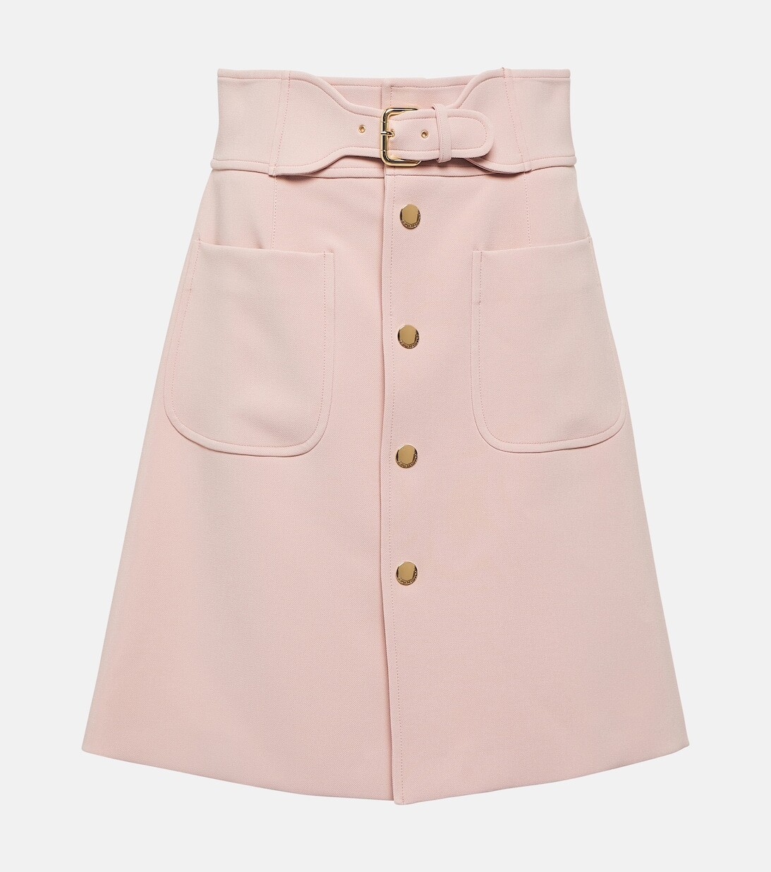 

Мини-юбка из джерси с высокой посадкой REDVALENTINO, розовый