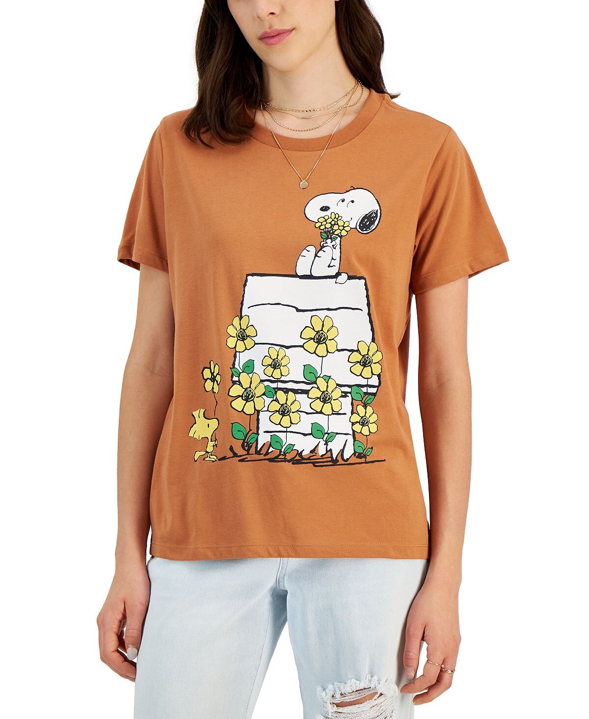 

Футболка с рисунком Snoopy Sunflower для юниоров Grayson Threads