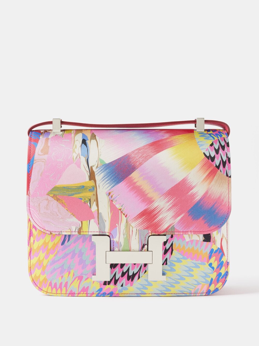 

Сумка через плечо hermès constance шириной 24 см. MATCHES X Sellier, розовый