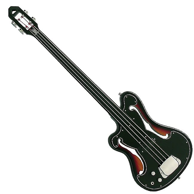 

Басс гитара Eastwood MRG Series EUB-1 LH Mahogany Body Maple Neck 4-String Fretless Bass Guitar For Left Handed