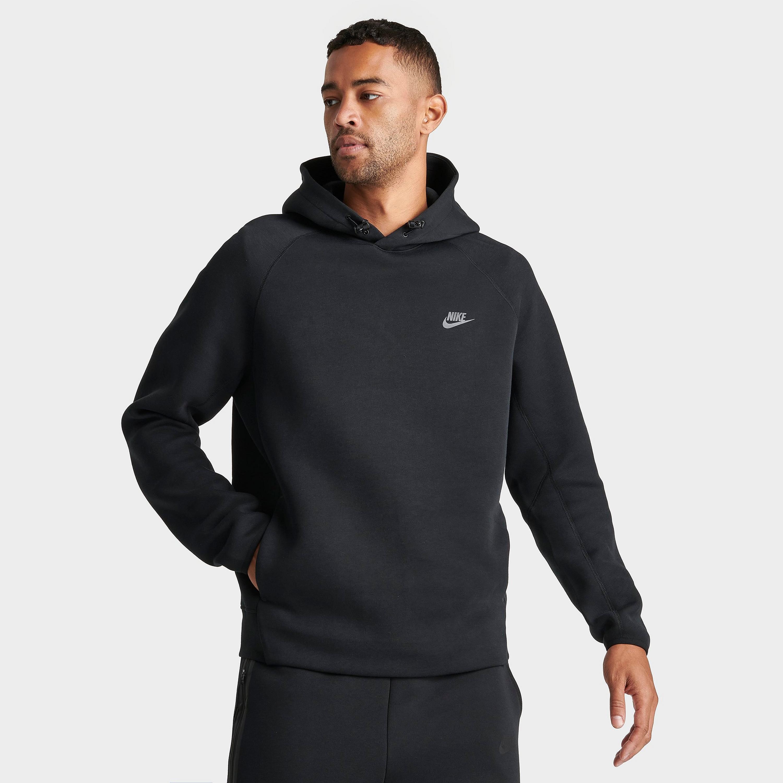 

Мужской пуловер с капюшоном из флиса Nike Sportswear Tech, черный