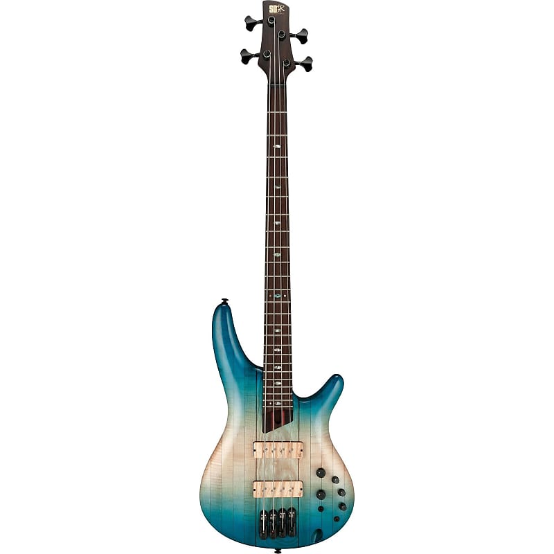 Басс гитара Ibanez 2021 SR4CMLTD Premium 4-String Bass Guitar - Caribbean Islet Low Gloss