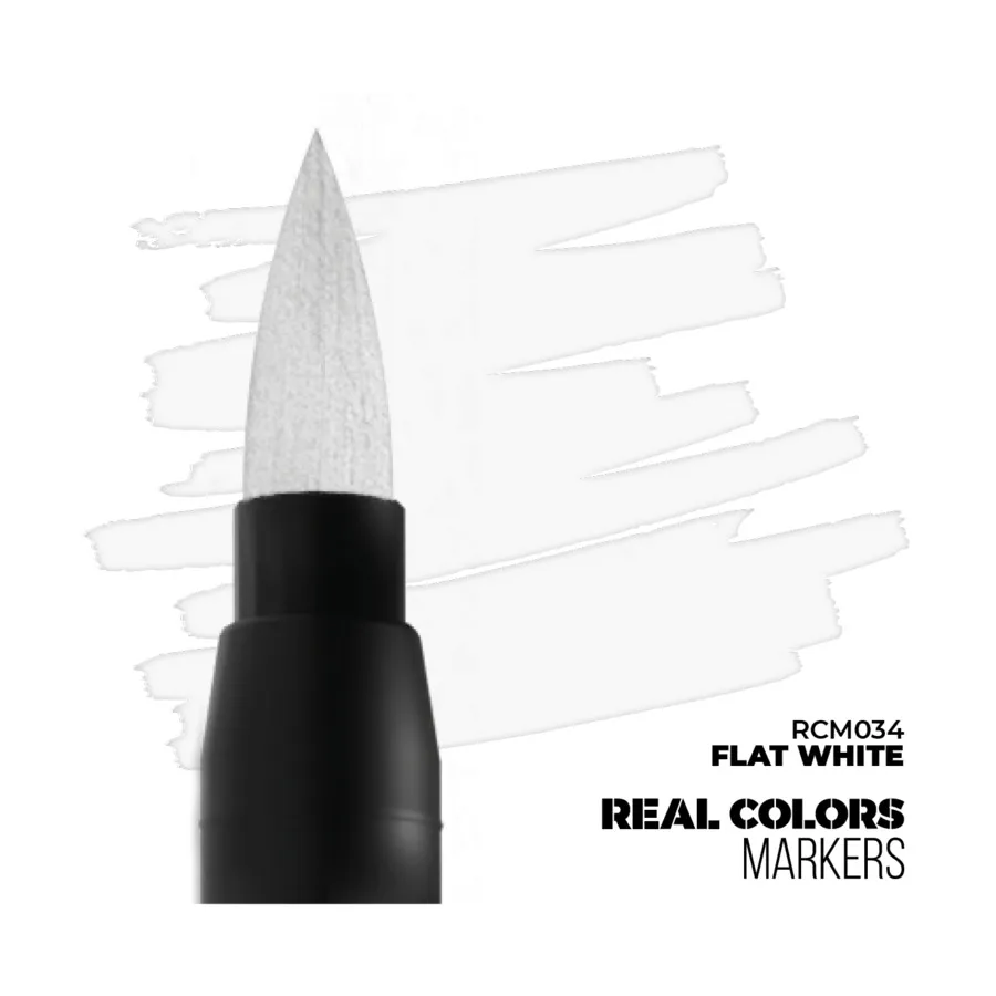 

Плоский белый радиоуправляемый маркер, Real Color Markers