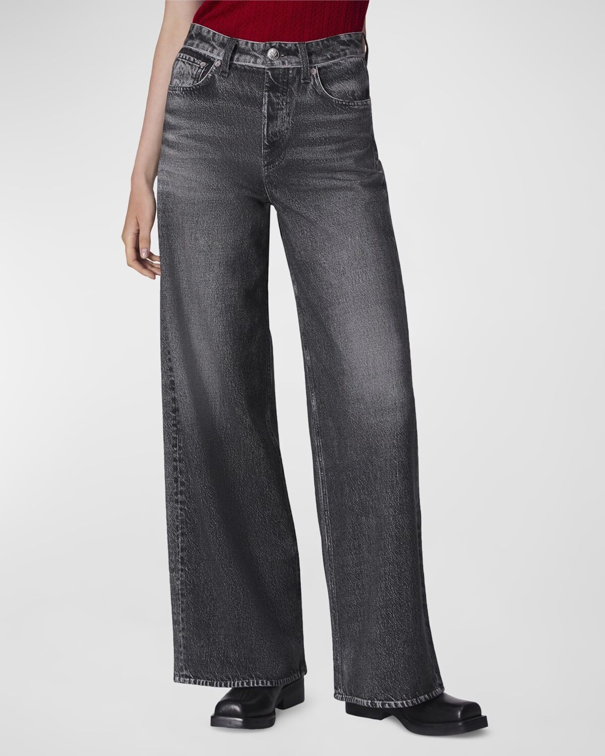 

Широкие брюки Miramar Sofie Rag & Bone, цвет Washed Bla